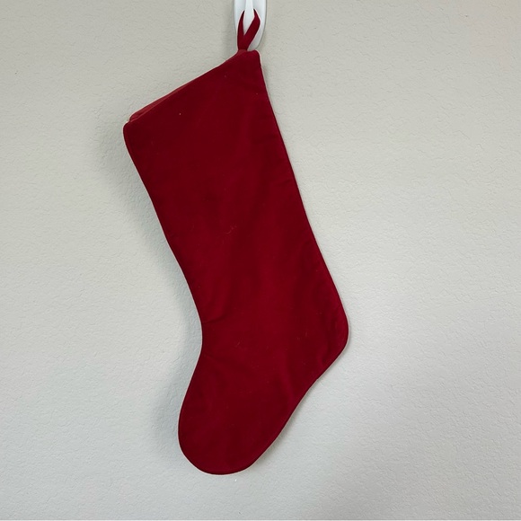 Vintage Labrador Puppy Wool Needlepoint Christmas Stocking - Picture 5 of 9
